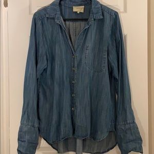 Large chambray top from elevenses